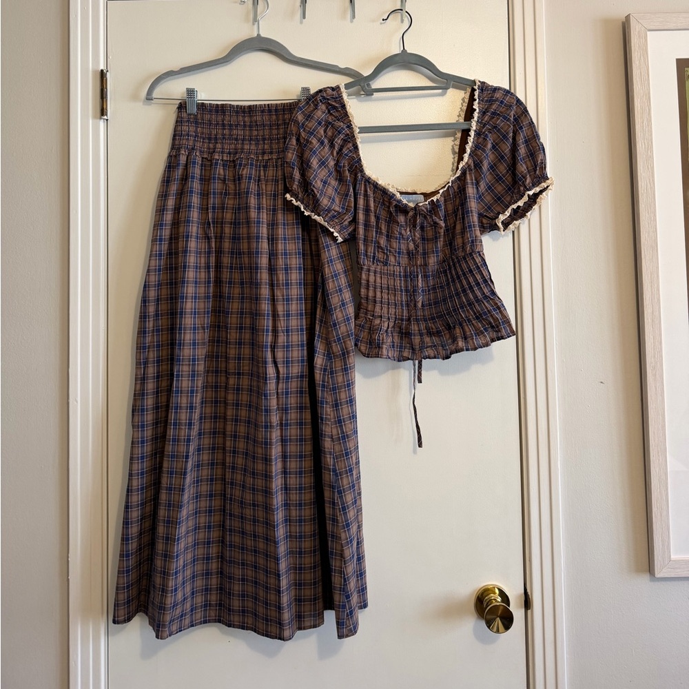 Hill House Brown Spencer Plaid Set - Picture 4 of 9